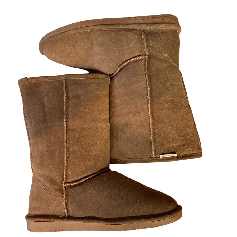 Bearpaw Women's Eva Short Hickory Winter Boots Size 10 Warm Cozy‎